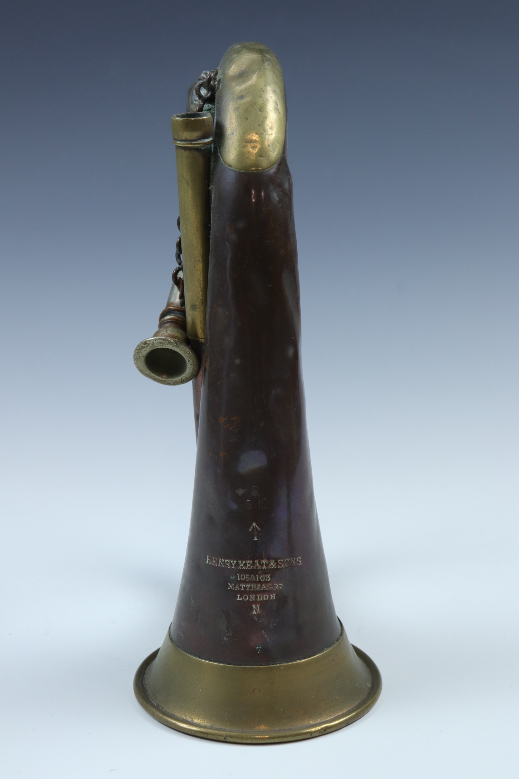 An early 20th Century Indian army bugle - Image 2 of 4