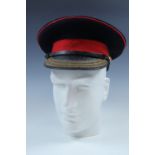 A George VI Household Cavalry officer's forage cap, (badge lacking)