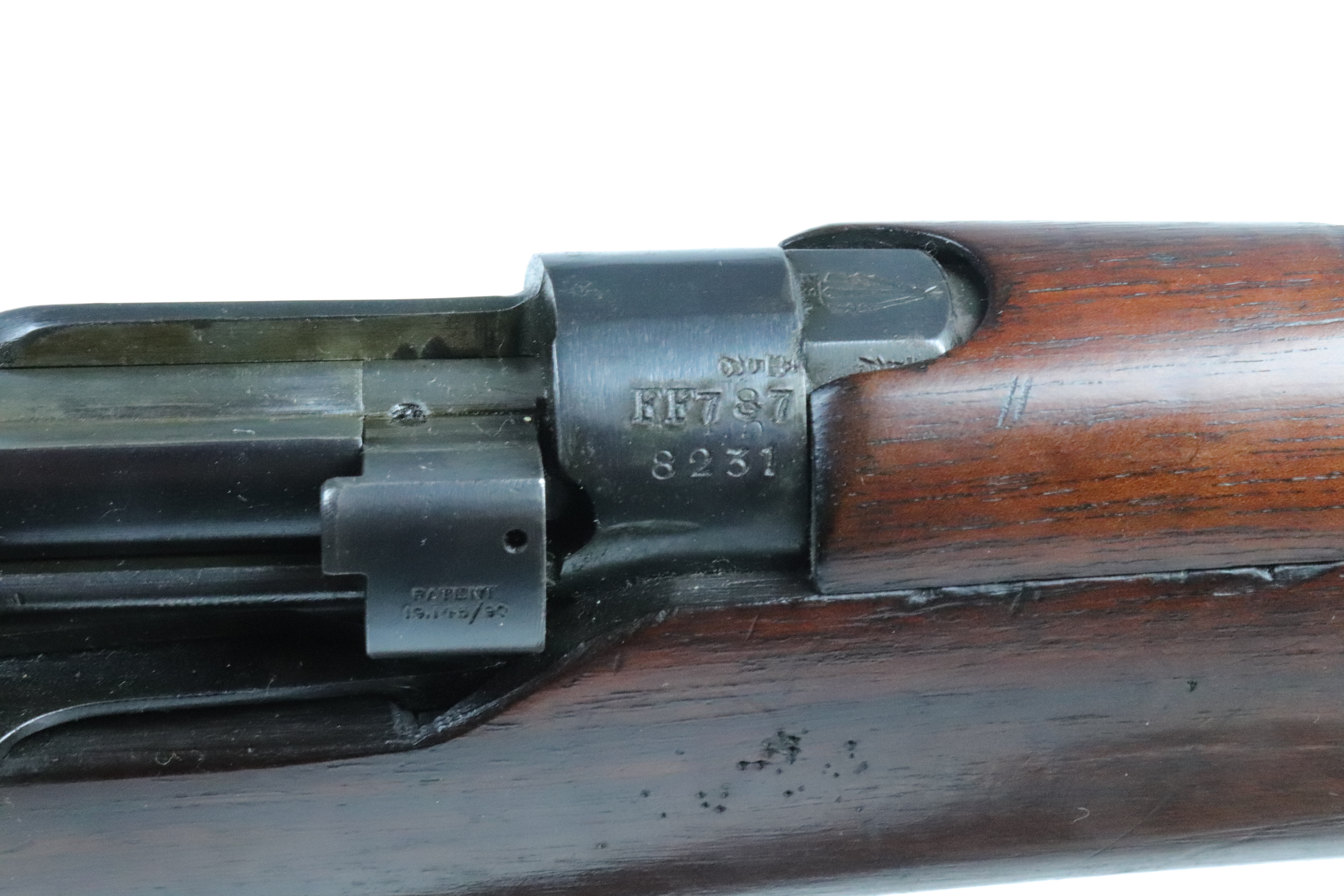 A late 19th Century B.S.A. Lee-Speed .303 bolt action rifle, action retaining most of its blueing, - Image 11 of 11