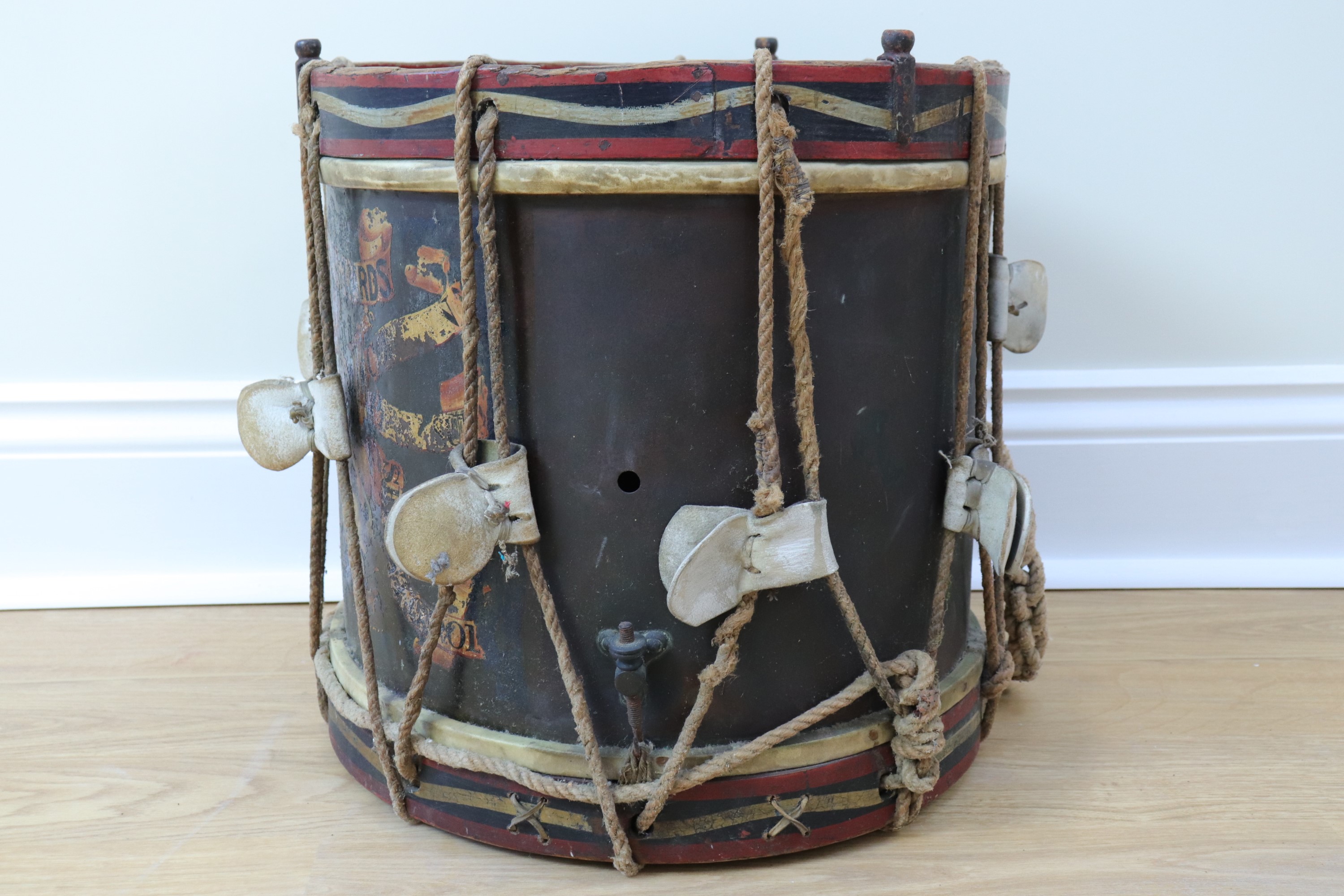 A Victorian 1st Grenadier Guards side drum by Potter - Image 4 of 7