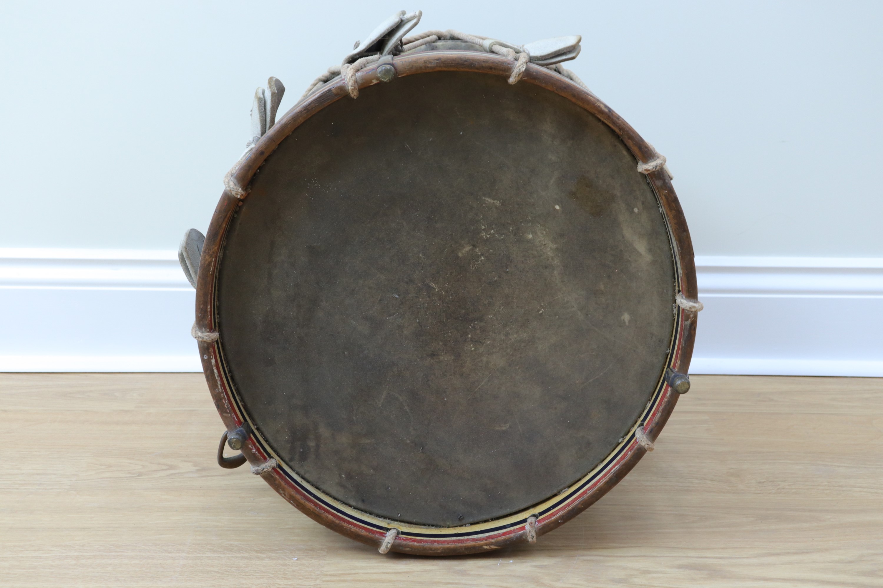 A George V 3rd Grenadier Guards side drum by Potter, the body dated 1913 and stamped "3 G G, 10" - Image 6 of 8