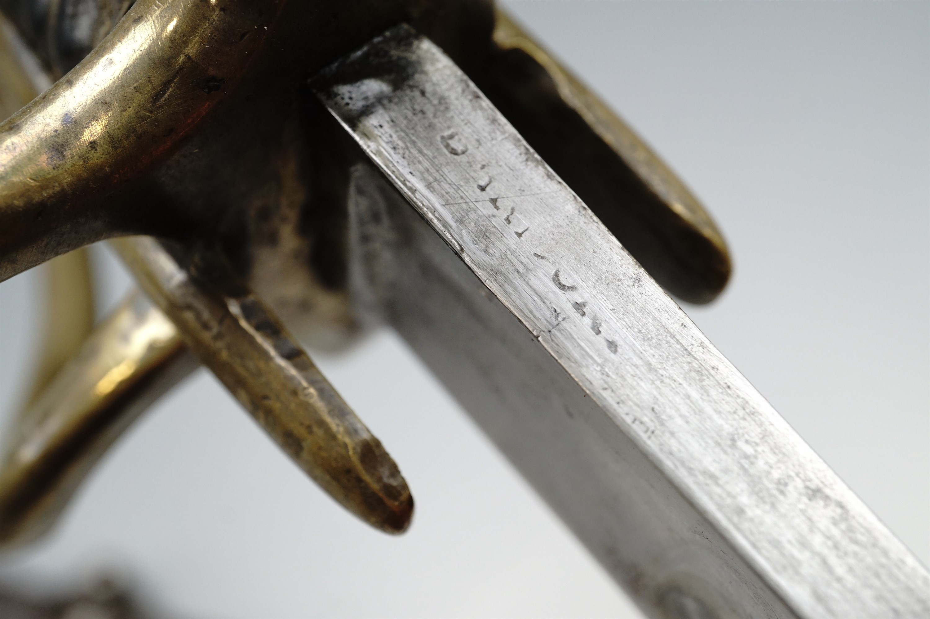 An early 19th Century European light cavalry sabre, being a variant French year XI - Image 8 of 8