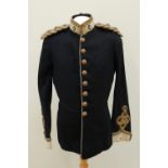 An Edwardian Army Service Corps lieutenant's full dress coat bearing the name of O'Hara Esq and