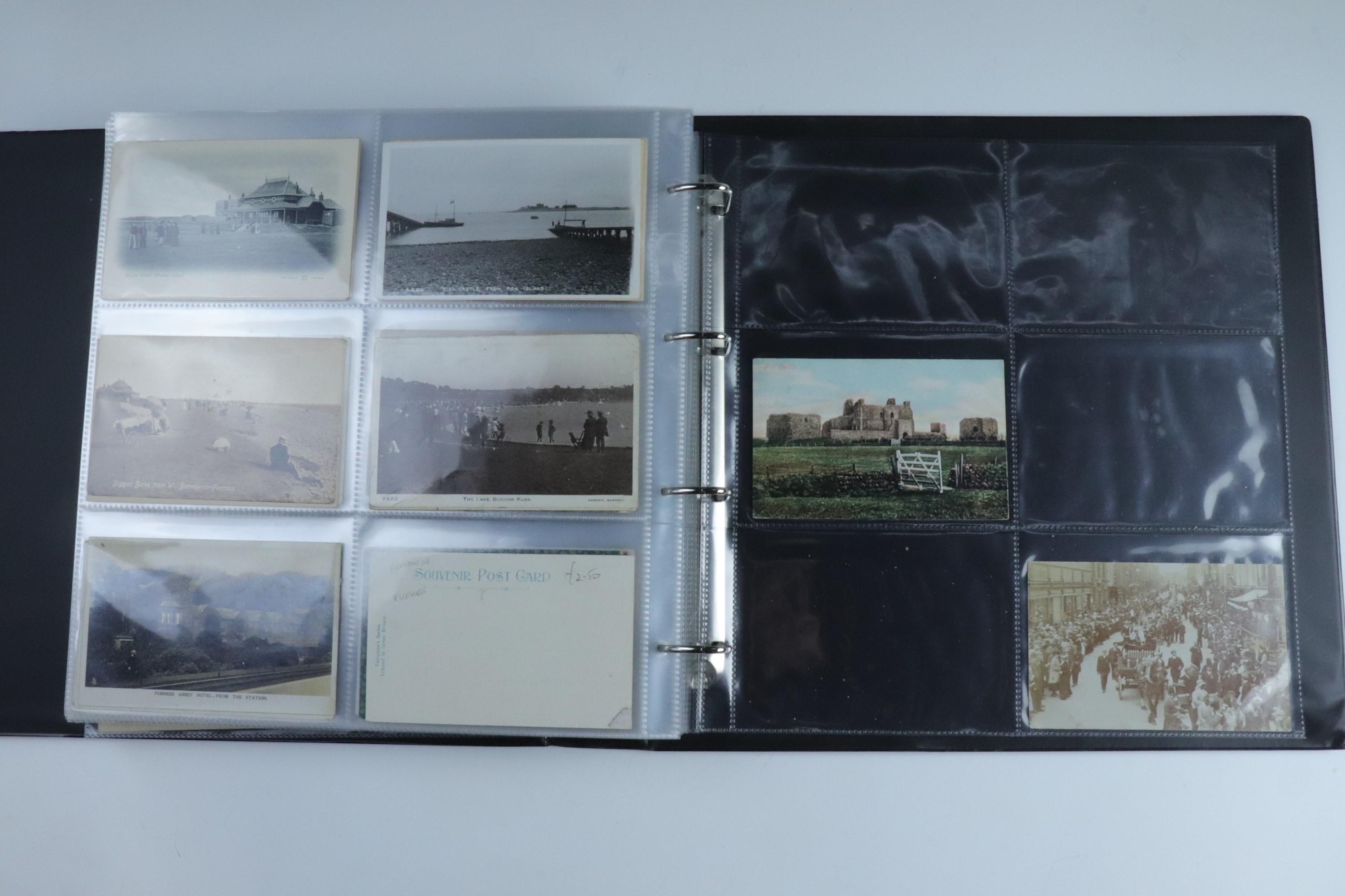 A sophisticated collection of approximately 450 postcards comprising monochrome and colour tinted - Image 47 of 47