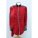 A pre-1953 Grenadier Guards sergeant's dress tunic and sash