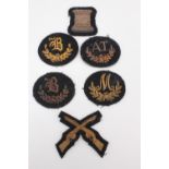 A quantity of Army full dress qualification and trade badges