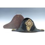 An early 20th Century Royal Horse Guards officer's cocked hat by Lehmann of Regency House,
