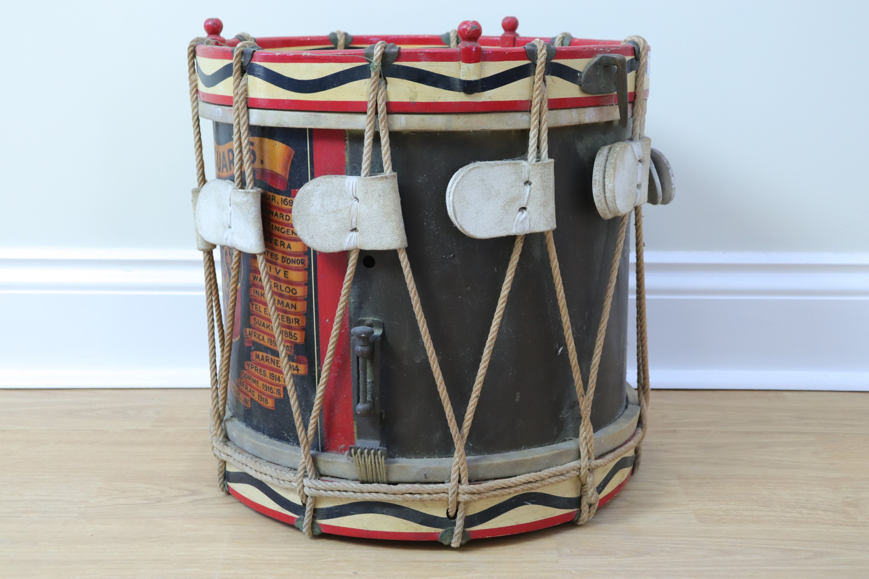 A QEII 1st Coldstream Guards side drum - Image 3 of 6