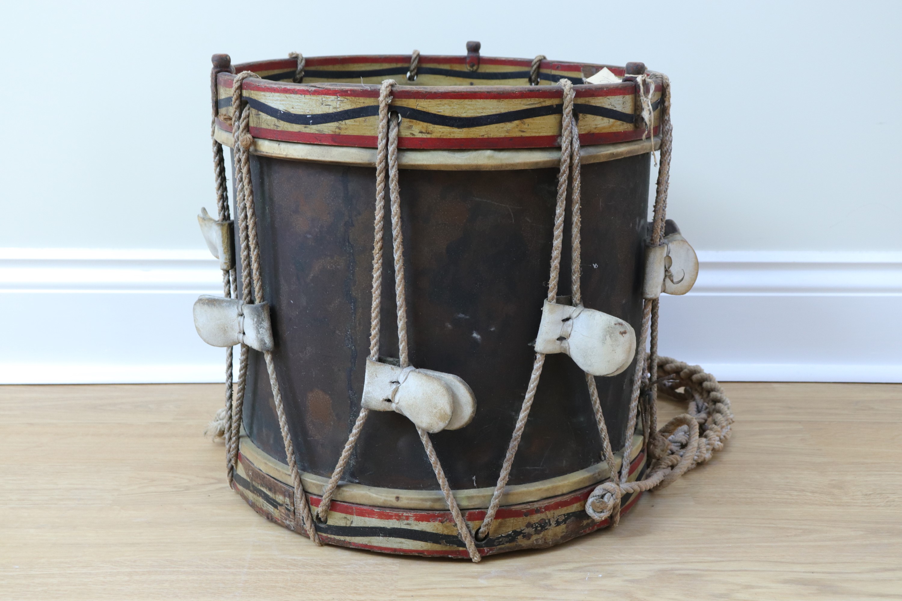 A Victorian 2nd Coldstream Guards side drum by Potter, the body dated 1881 - Image 3 of 7