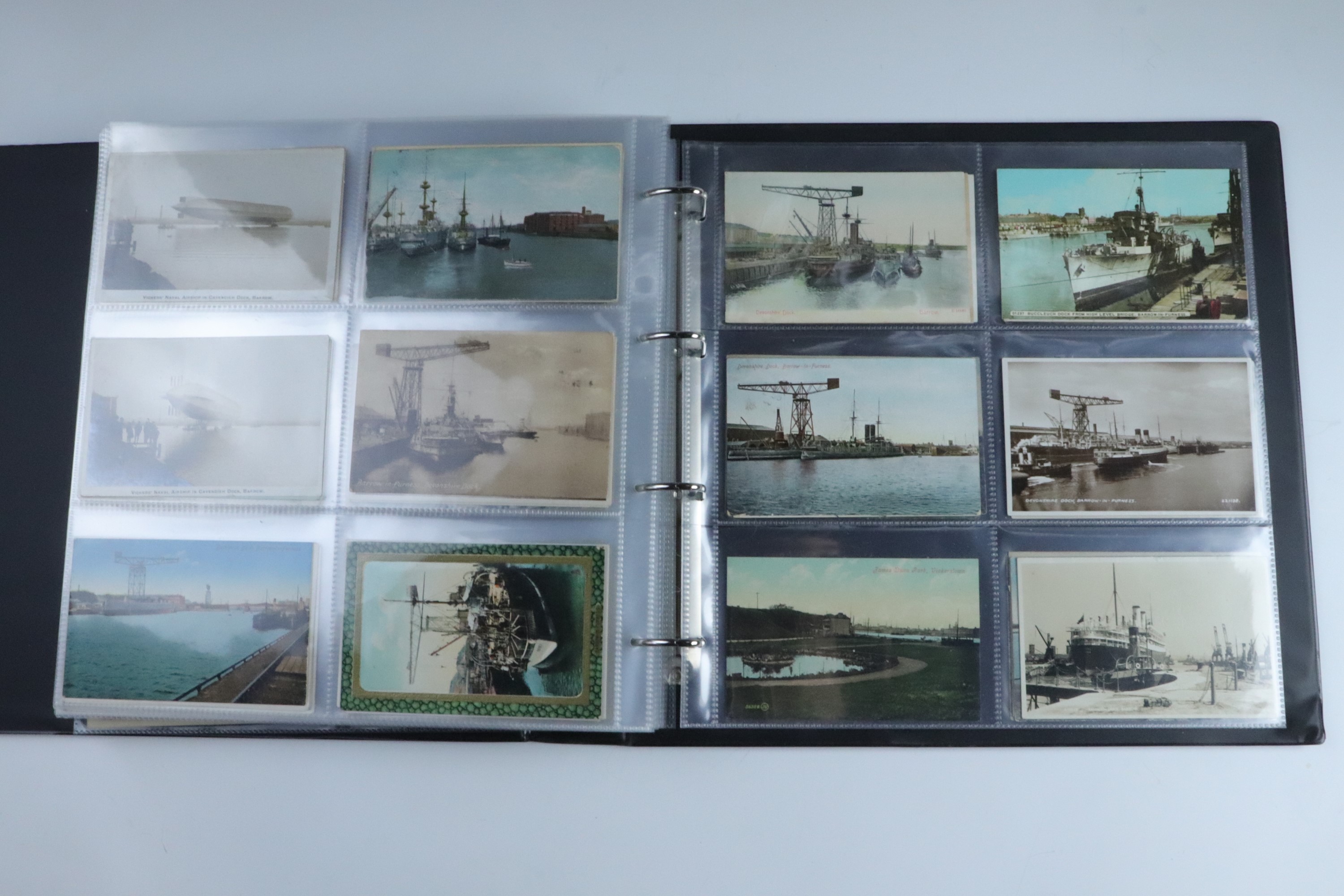 A sophisticated collection of approximately 450 postcards comprising monochrome and colour tinted - Image 45 of 47