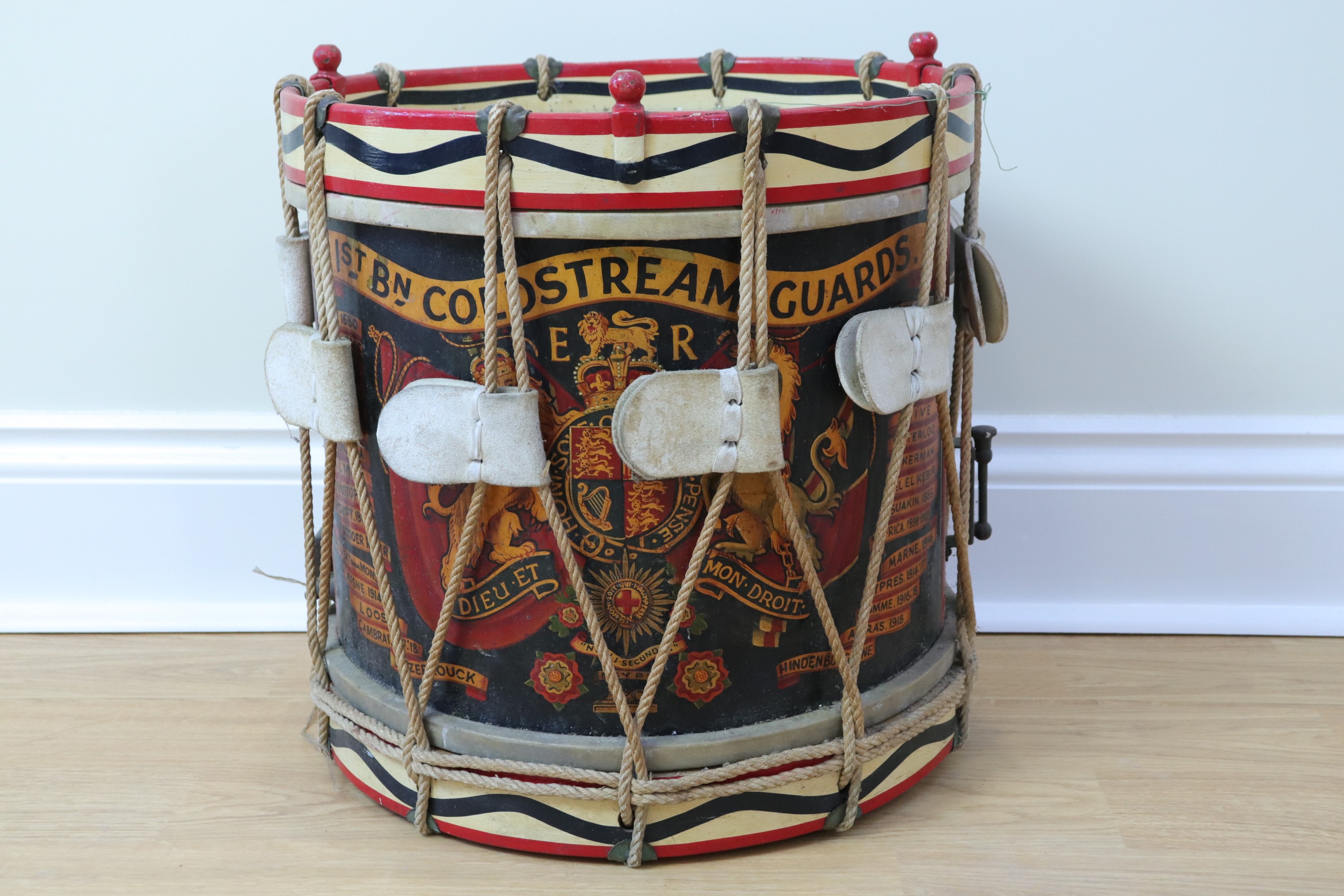 A QEII 1st Coldstream Guards side drum