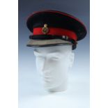 A George VI Household Cavalry officer's forage cap