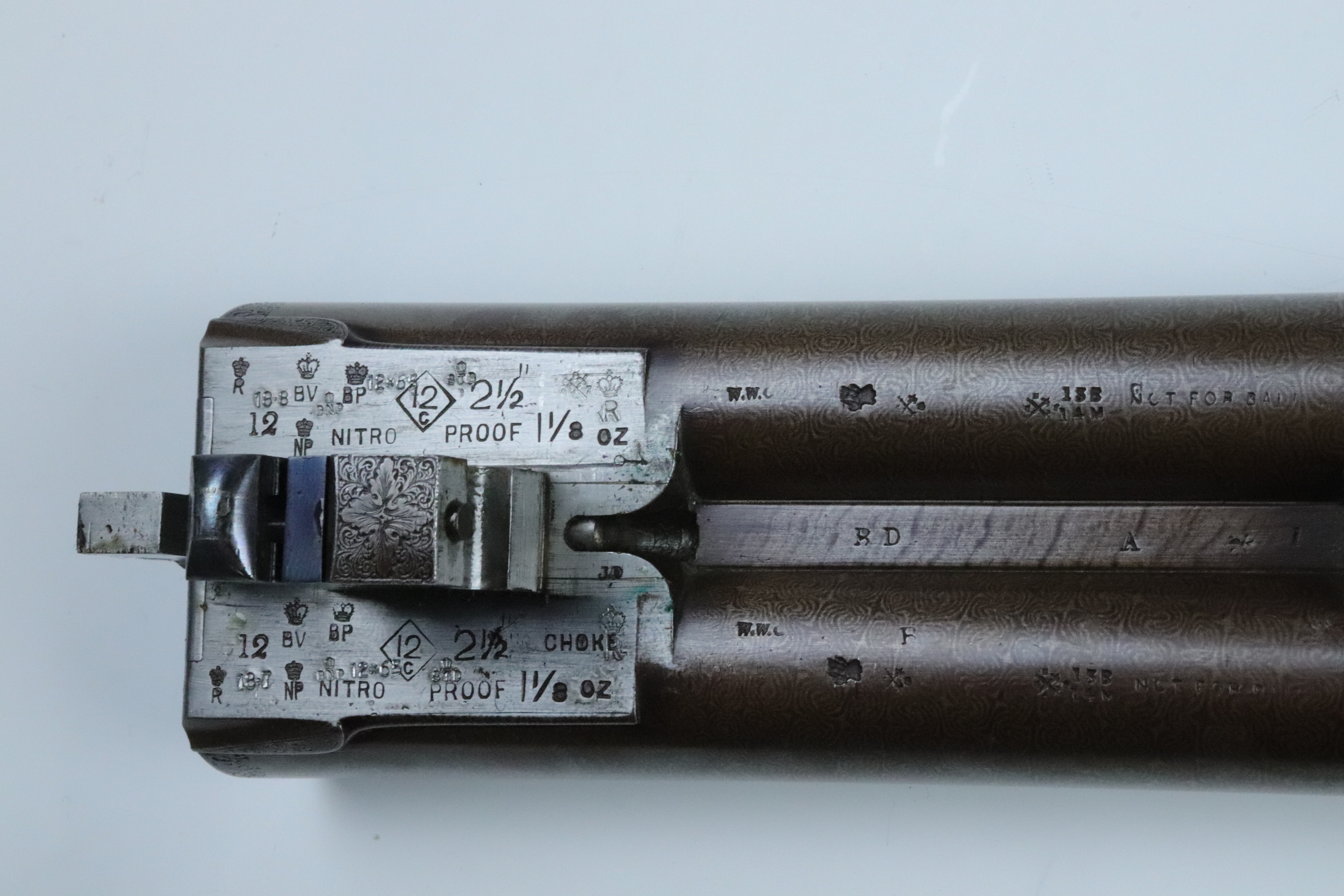 A W.W. Greener, 12 bore side by side boxlock ejector shotgun, 27269, Greener side safety, straight - Image 10 of 15