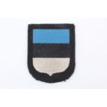 A German Third Reich Estonian Waffen-SS arm badge