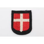 A German Third Reich Danish SS arm badge
