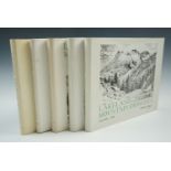 A Wainwright, "Lakeland Mountain Drawings", five volumes, Westmorland Gazette, Kendal, 1980-1984,