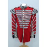 A QEII Grenadier Guards bandsman's dress tunic