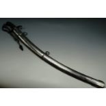 A 1796 Pattern light cavalry sabre, with knot, the scabbard engraved "Knubley, Charring Cross,