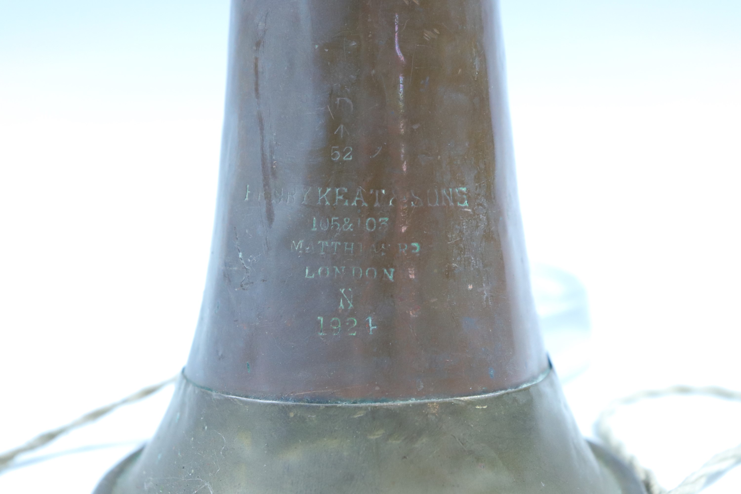 A 1924 dated British army bugle - Image 5 of 5