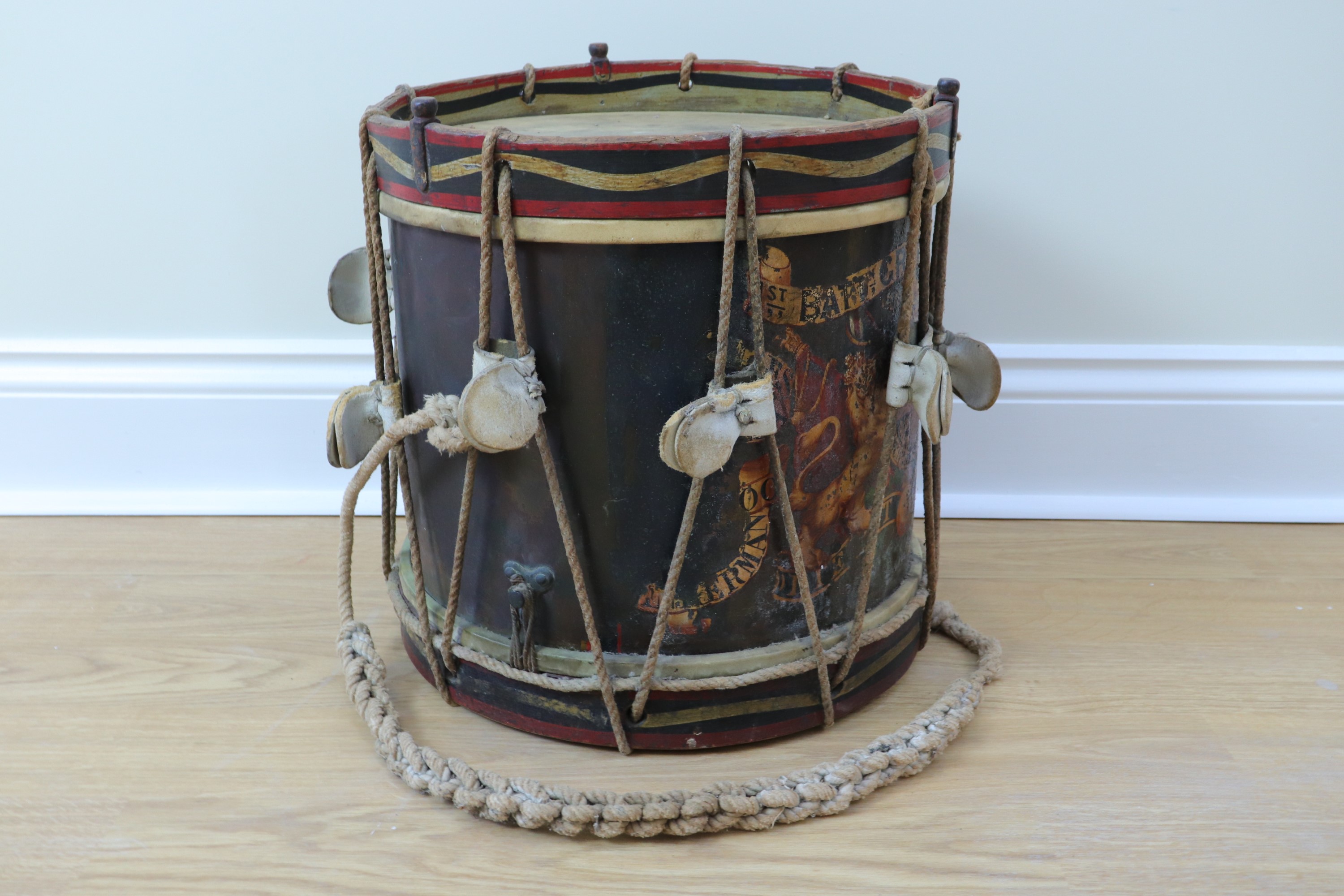 A Victorian 1st Grenadier Guards side drum by Potter - Image 2 of 7