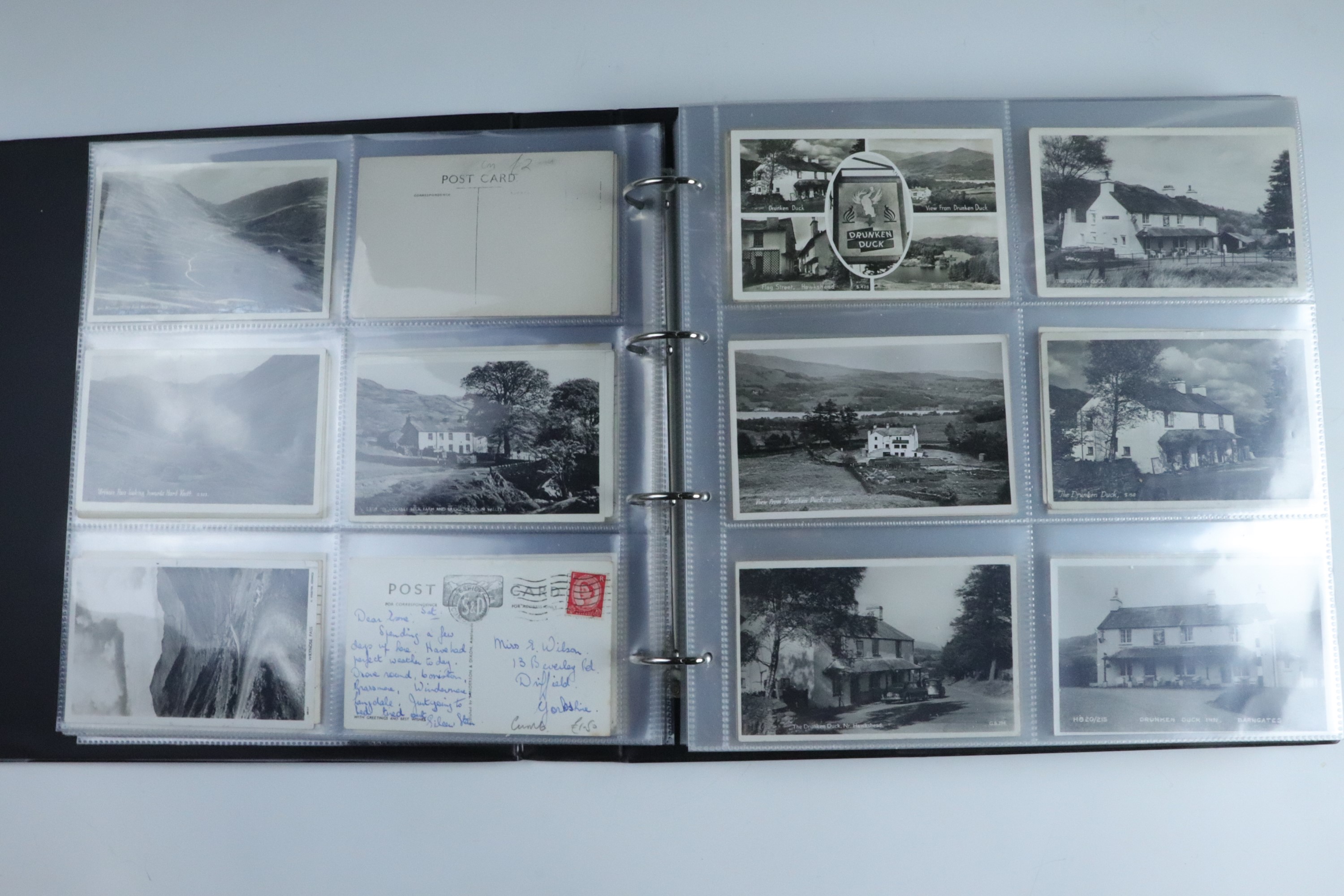 A sophisticated collection of approximately 450 postcards comprising monochrome and colour tinted - Image 8 of 47