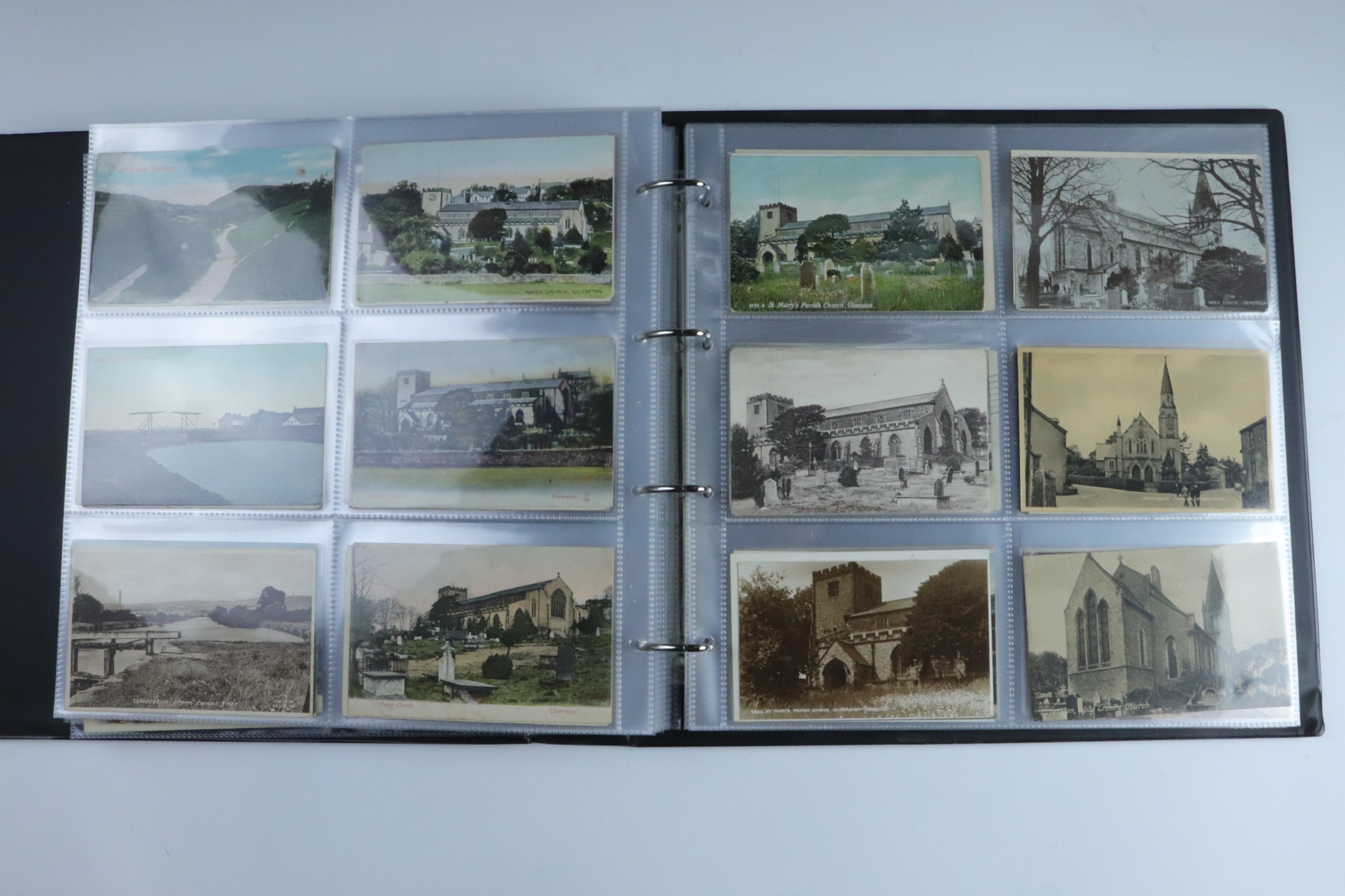 A sophisticated collection of approximately 450 postcards comprising monochrome and colour tinted - Image 32 of 47