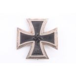 A German Third Reich Iron Cross first class, a non maker marked example