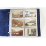 A sophisticated collection of approximately 200 postcards comprising monochrome scenes of Ullswater,