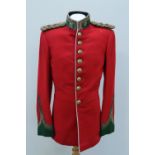 A 1930s Worcestershire Regiment lieutenant's dress tunic
