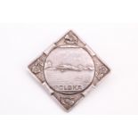 A Second World War Free Polish Air Force Sterling standard white metal commemorative badge,