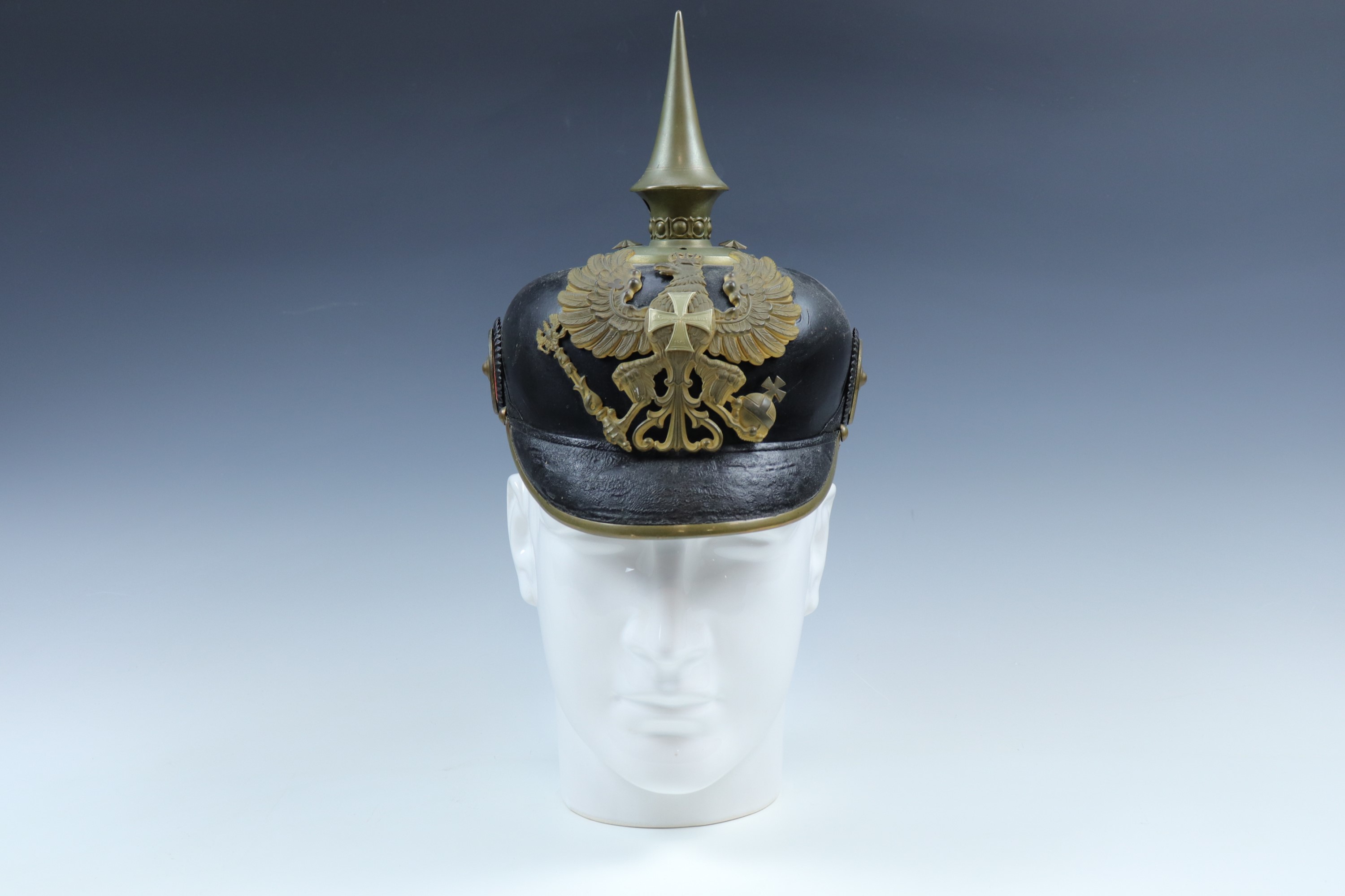 An Imperial German Prussian Reserve infantry officer's pickelhaube