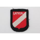 A German Third Reich Latvian Legion arm badge