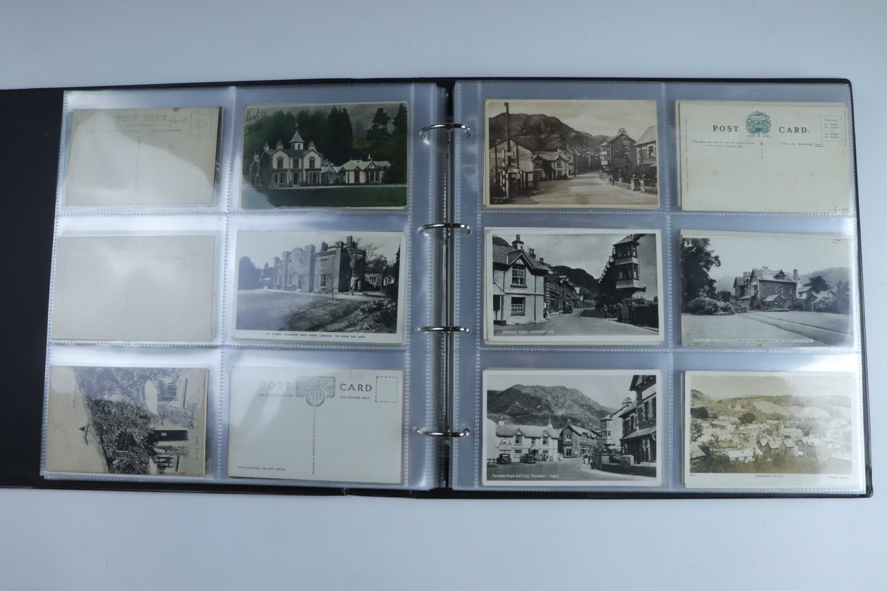 A sophisticated collection of approximately 450 postcards comprising monochrome and colour tinted - Image 19 of 47