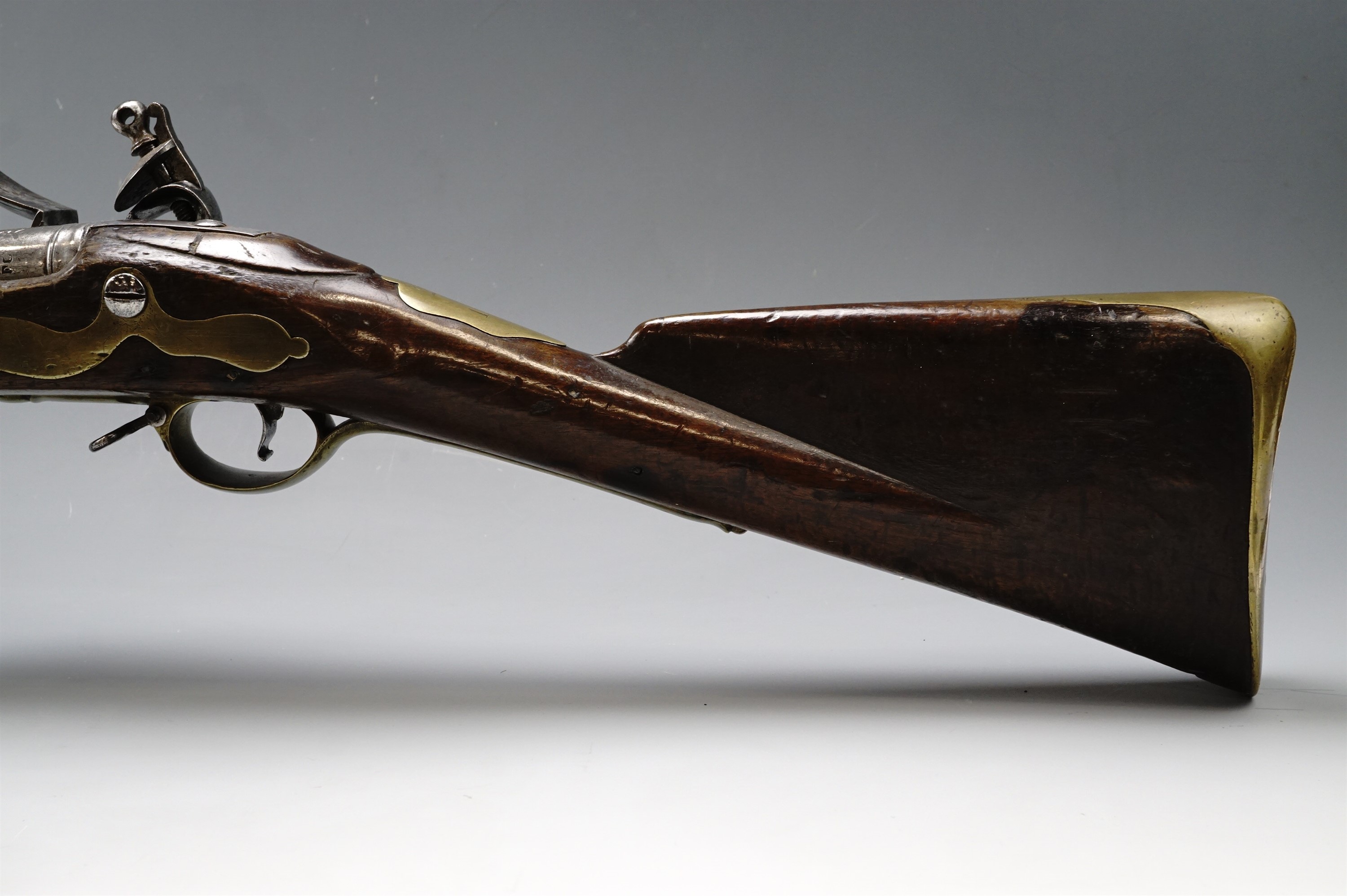 An Ordnance Land Pattern musket, having a 42-inch barrel, together with bayonet - Image 8 of 17