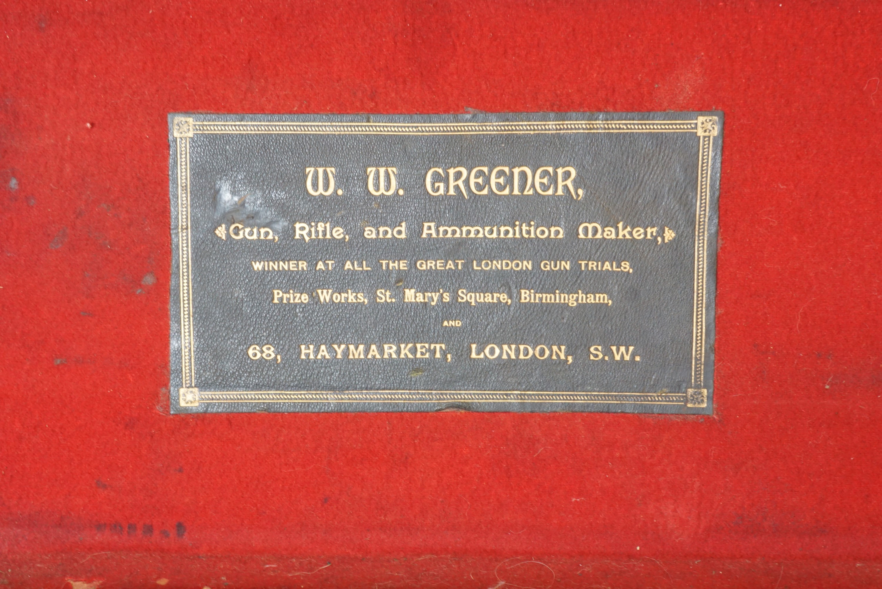 A W.W. Greener, 12 bore side by side boxlock ejector shotgun, 68464, Greener side safety, straight - Image 3 of 16