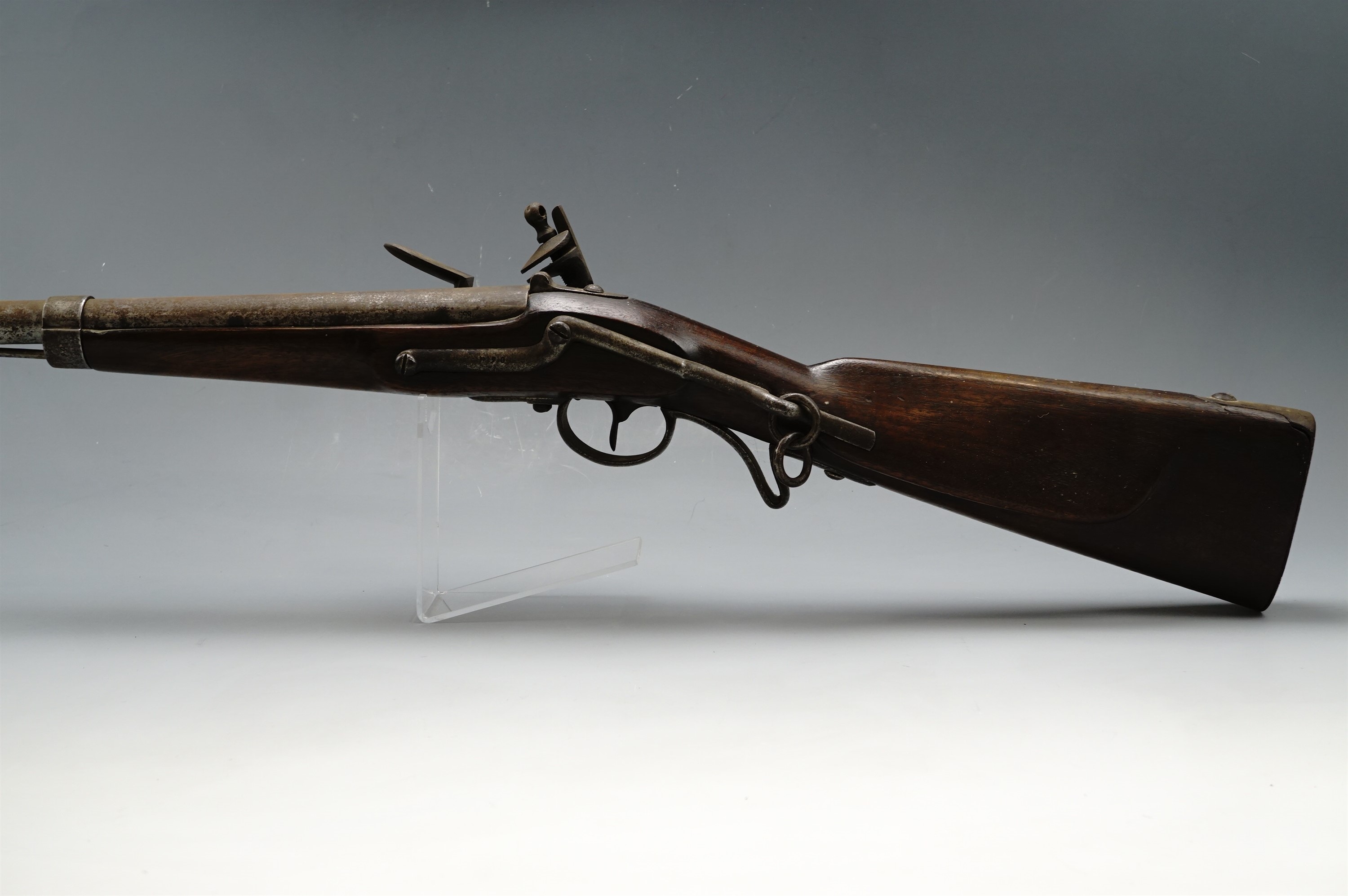 An early 19th Century Austrian flintlock cavalry carbine - Image 8 of 11