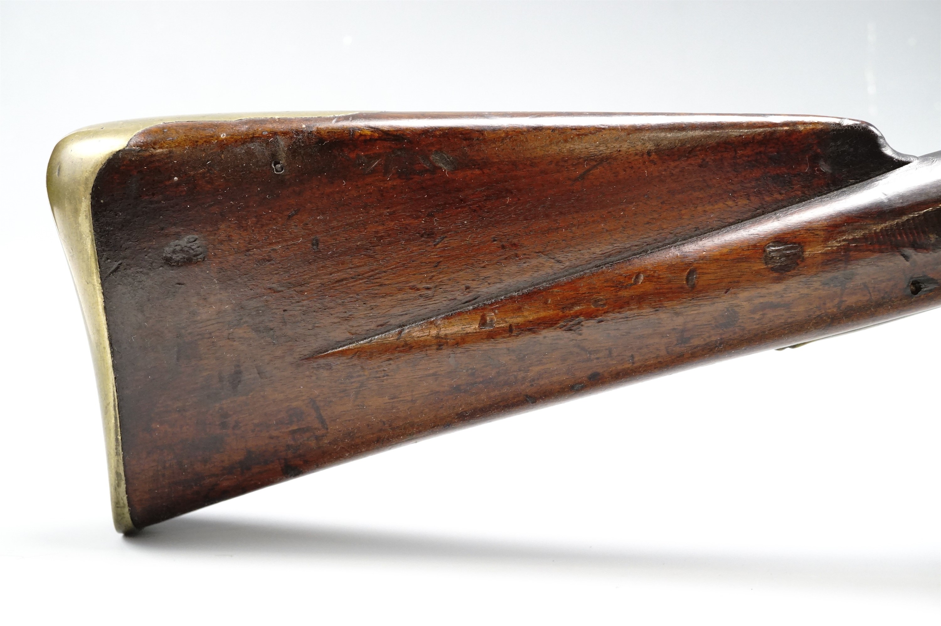 A George III Ordnance Elliott flintlock cavalry carbine, with socket bayonet - Image 2 of 17