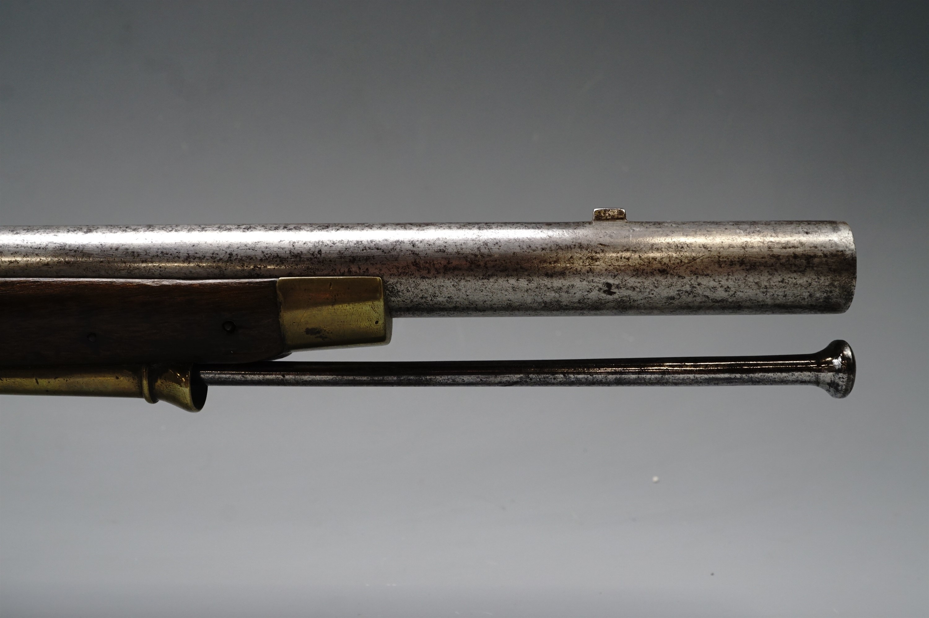 An Ordnance Land Pattern musket, having a 42-inch barrel, together with bayonet - Image 7 of 17