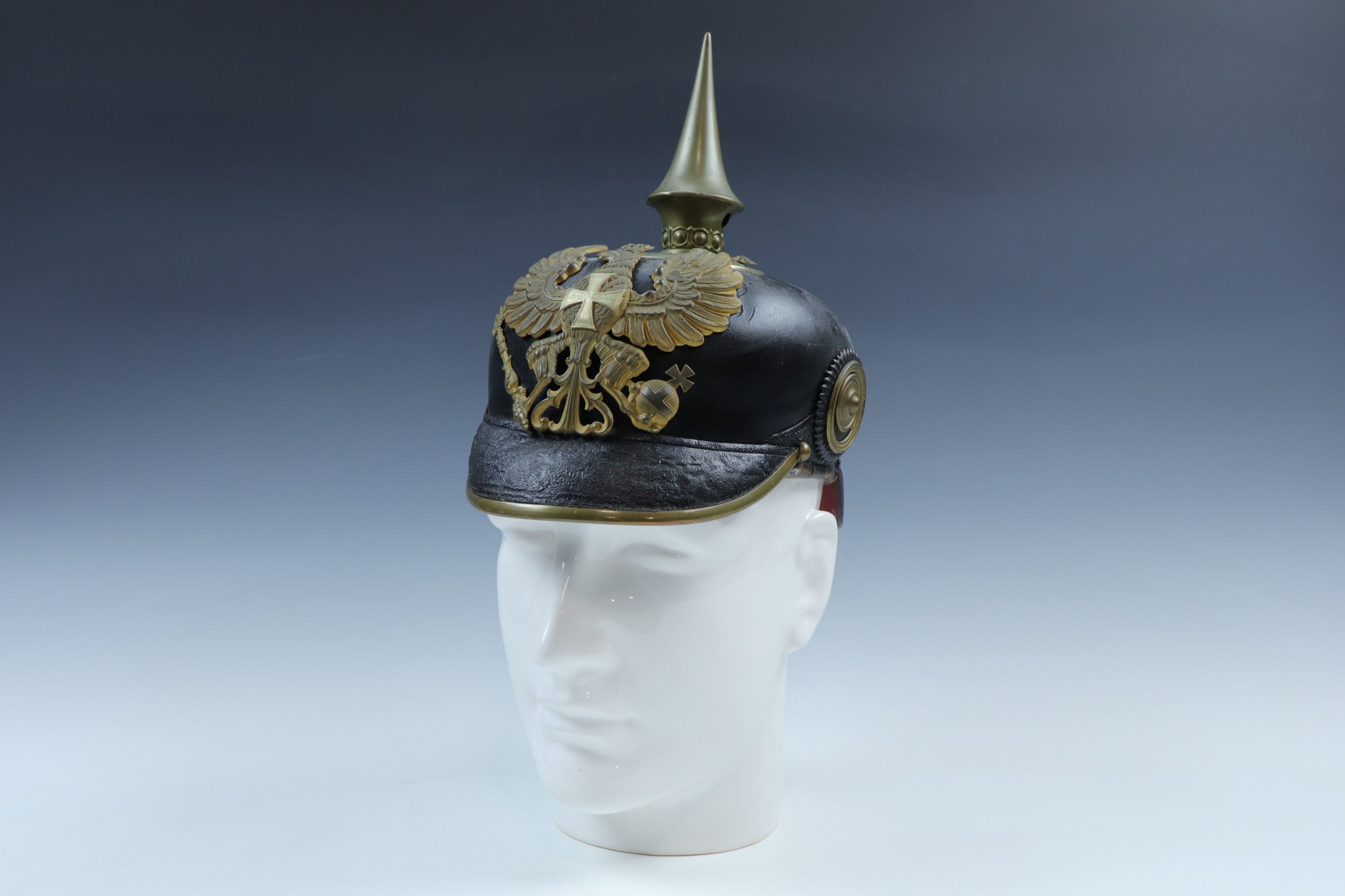 An Imperial German Prussian Reserve infantry officer's pickelhaube - Image 3 of 6