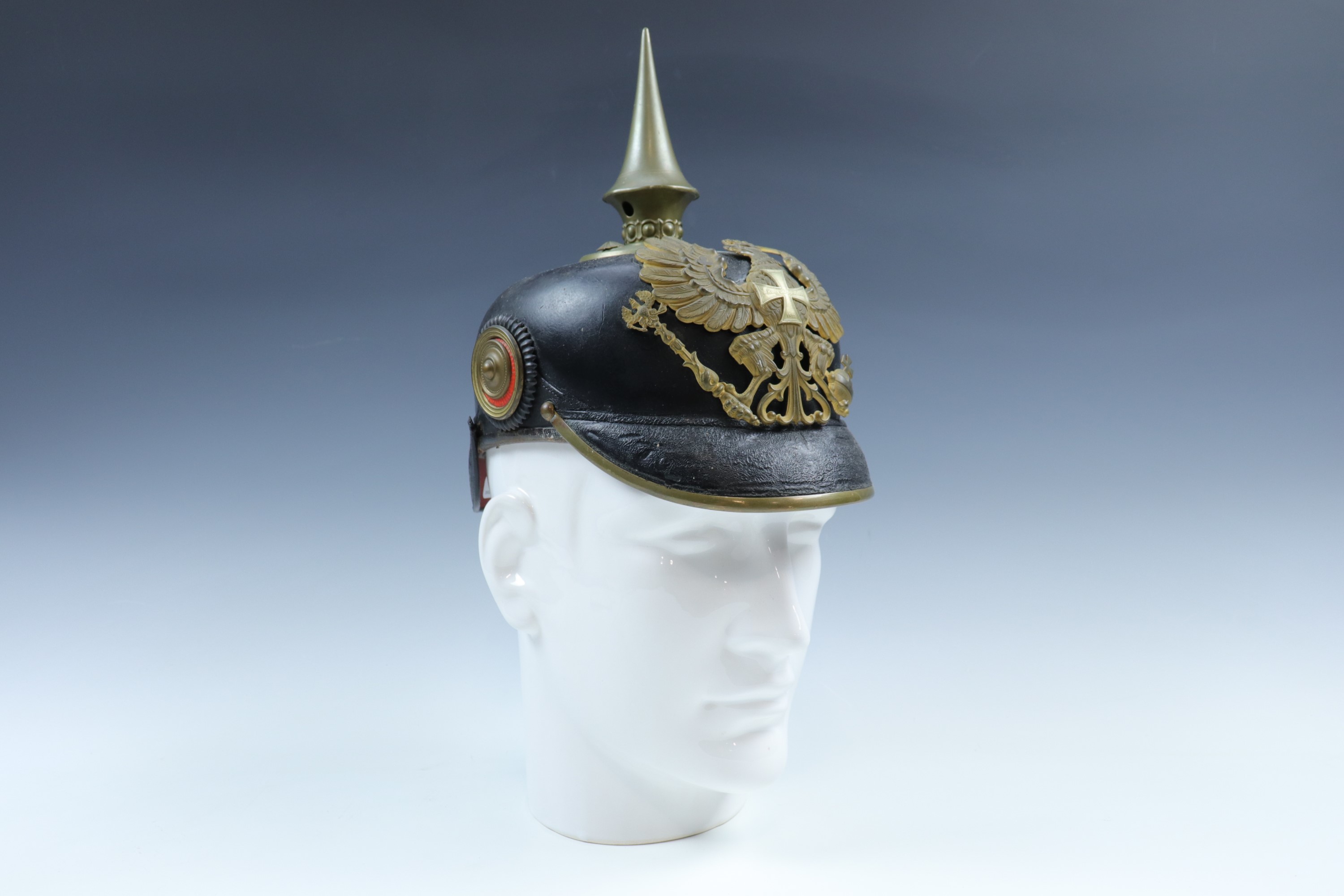 An Imperial German Prussian Reserve infantry officer's pickelhaube - Image 2 of 6