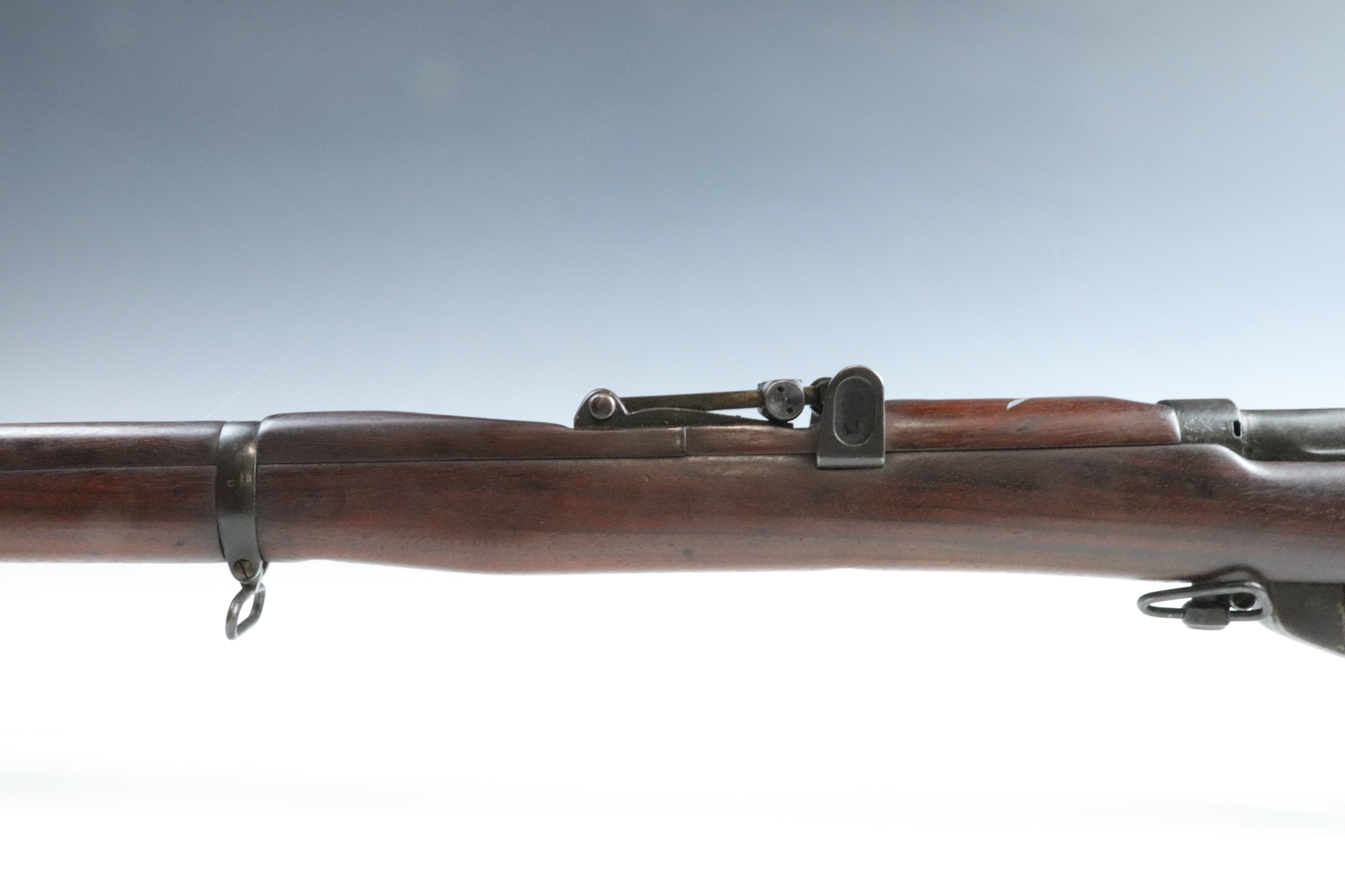A Short Lee Enfield .22 bolt action rifle, stamped "G.R. ENFIELD 1916", rifle and bolt with matching - Image 5 of 11