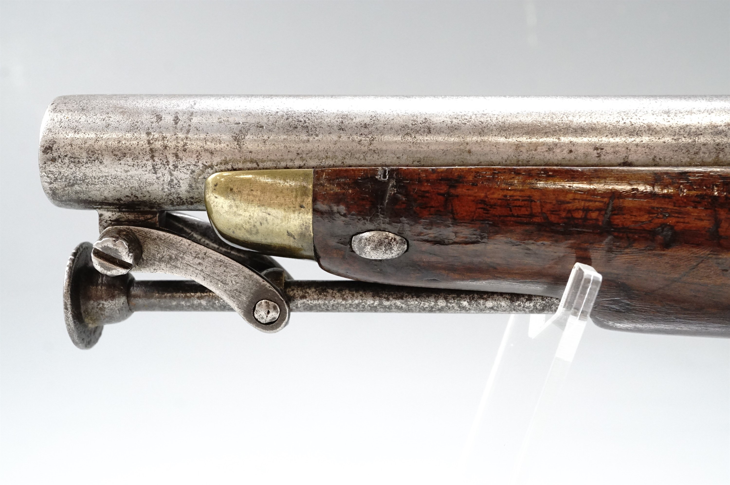 A George III Ordnance New Land Pattern flintlock light cavalry pistol - Image 8 of 12