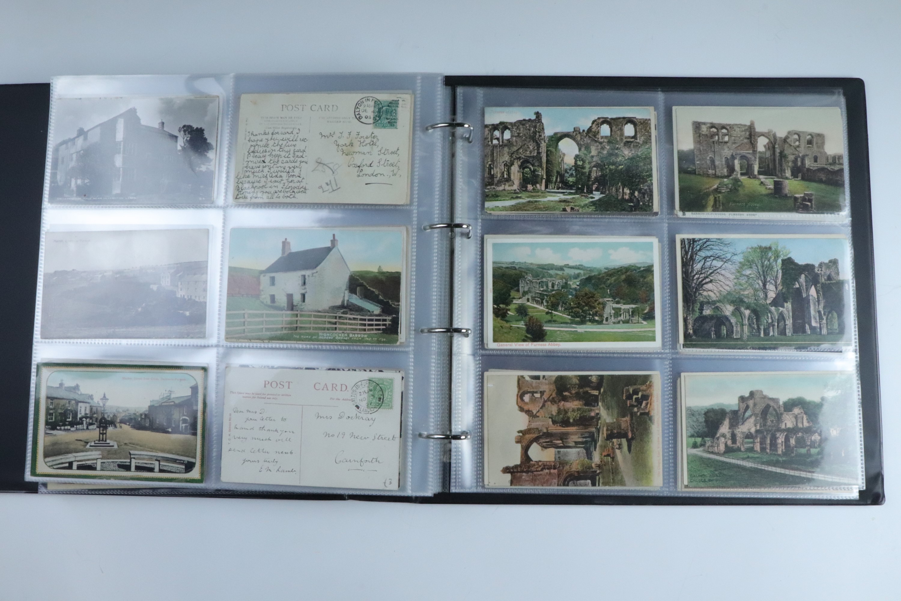 A sophisticated collection of approximately 450 postcards comprising monochrome and colour tinted - Image 40 of 47