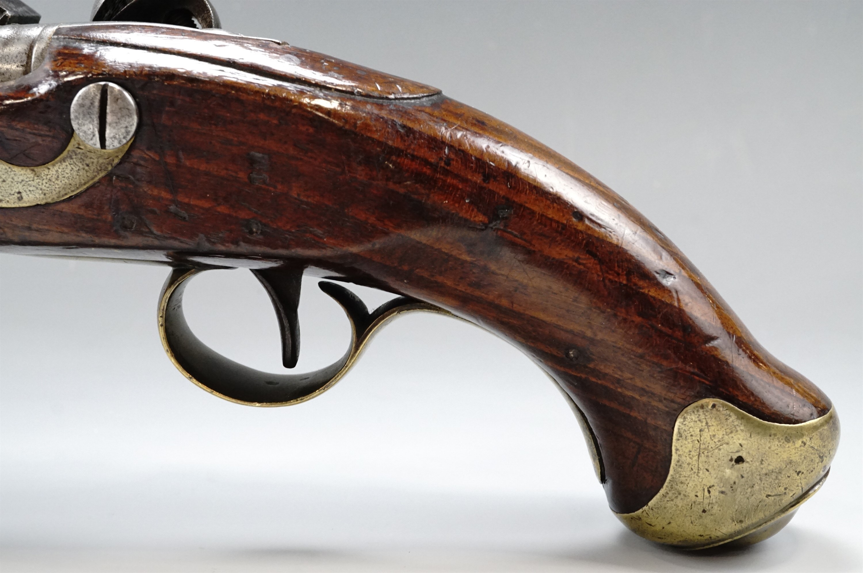 A George III Ordnance New Land Pattern flintlock light cavalry pistol - Image 6 of 12