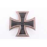 An Imperial German 1914 Iron Cross first class, the pin stamped G