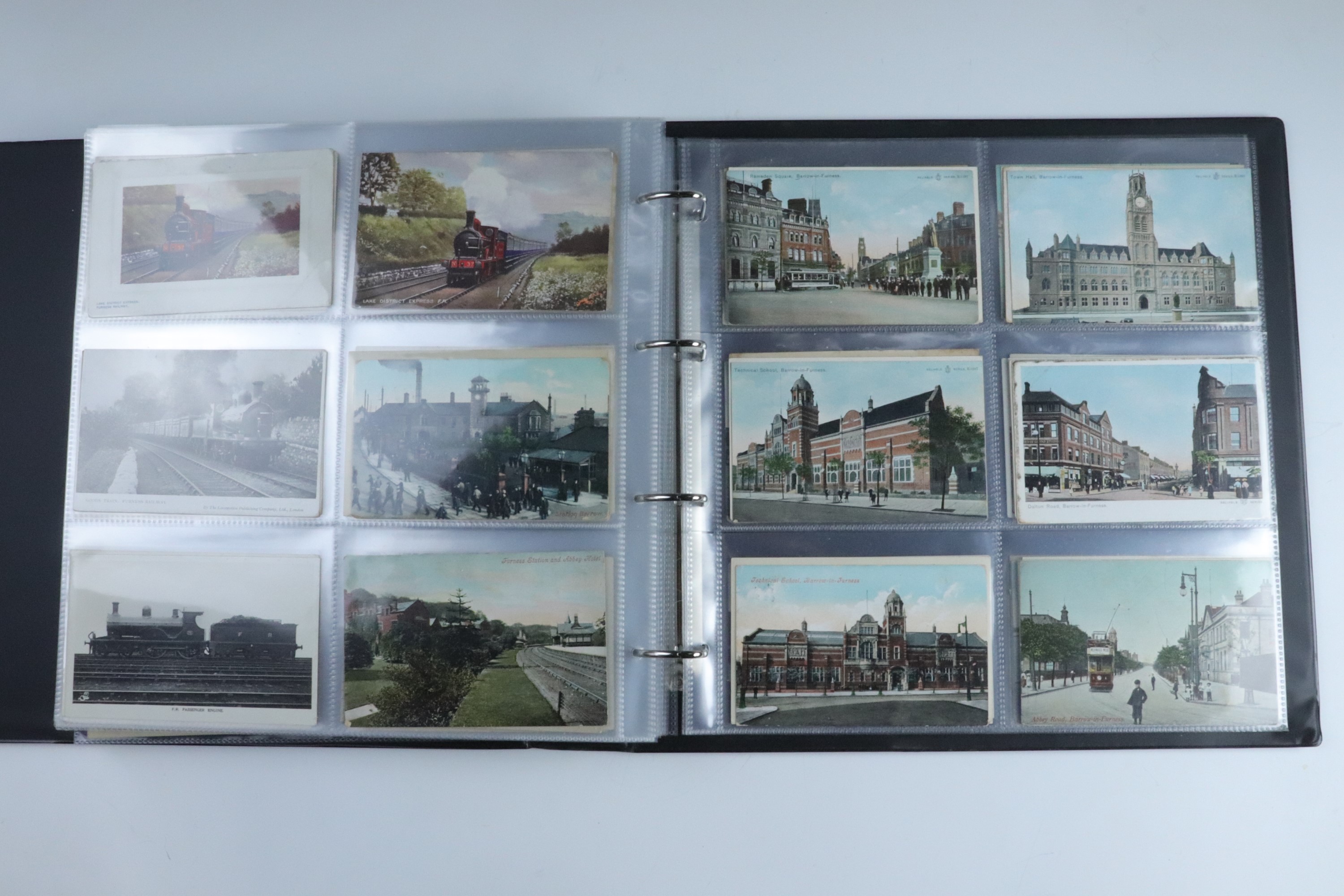 A sophisticated collection of approximately 450 postcards comprising monochrome and colour tinted - Image 43 of 47