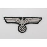 A German Third Reich army officer's tunic national emblem