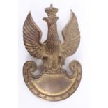 A Free Polish army brass cap badge, 53 mm