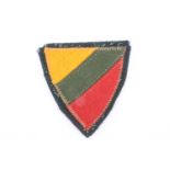 A German Third Reich Lithuanian volunteers arm badge