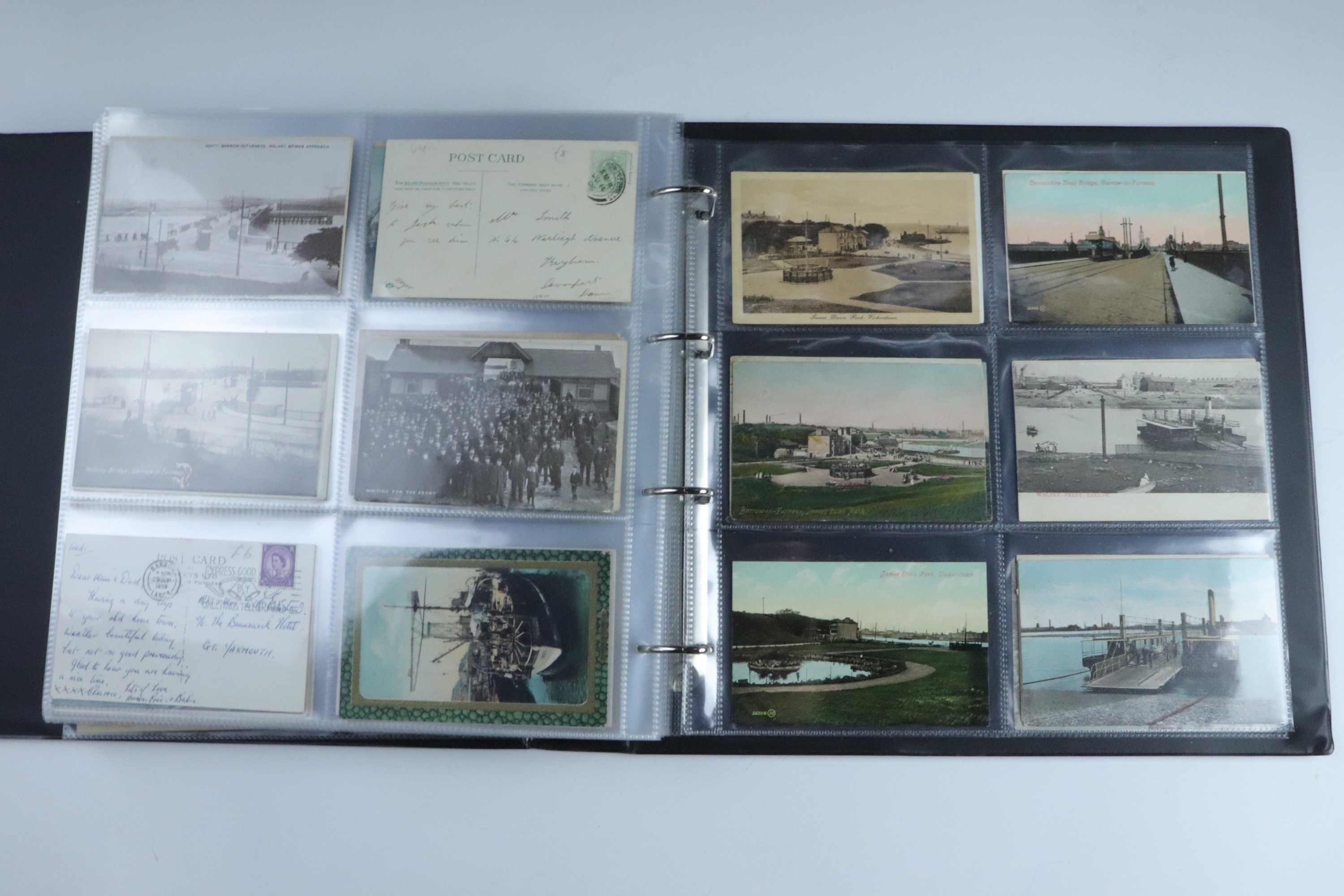 A sophisticated collection of approximately 450 postcards comprising monochrome and colour tinted - Image 46 of 47